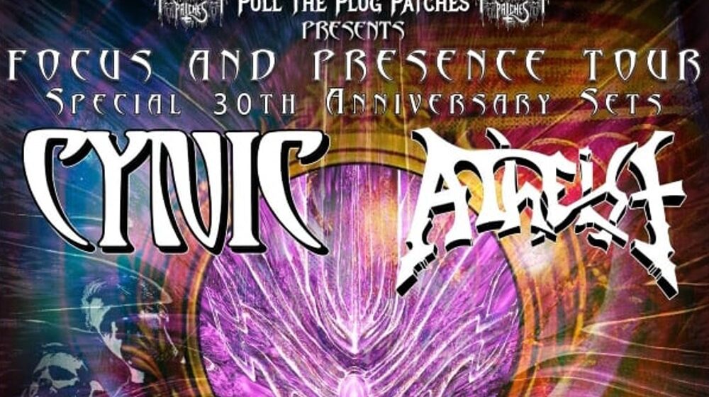 cynic,athiest,cynic athiest tour,cynic tour,athiest tour,cynic 2023 tour,athiest 2023 tour,cynic athiest tour dates,cynic athiest 2023 tour, CYNIC And ATHEIST Announce 2023 ‘Focus And Presence’ North American Tour Dates