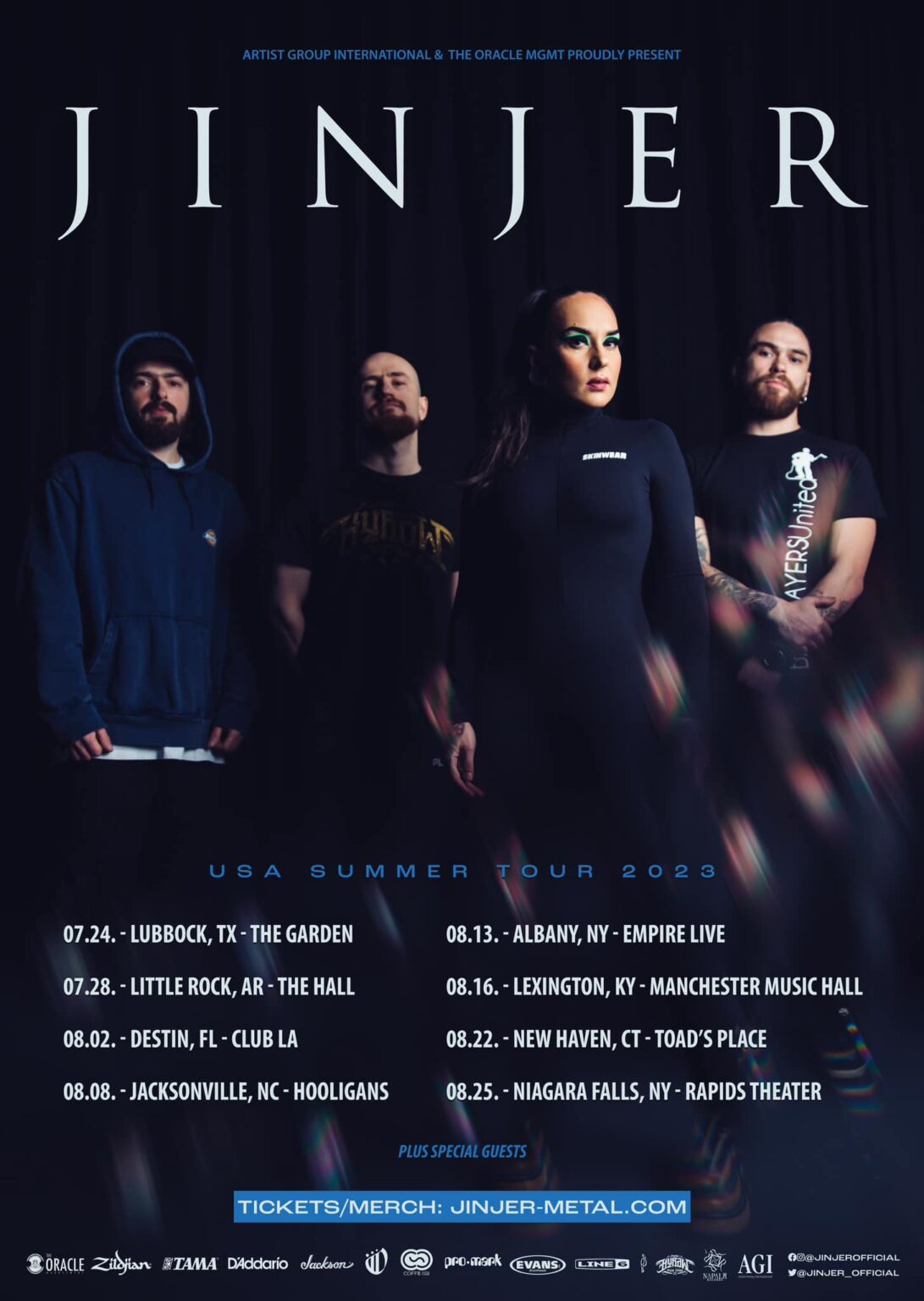 JINJER Announce 2023 U.S. Headlining Tour Dates