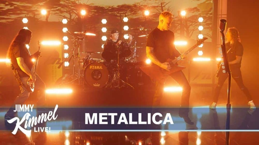 metallica, Check Out METALLICA Performing &#8216;Master Of Puppets&#8217; On Night 3 Of &#8216;Jimmy Kimmel Live!&#8217; Residency