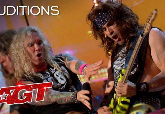 Steel-Panther-AGT Rock Revolution: Owns The Stage with Eyes of A Panther | Auditions | AGT 2023