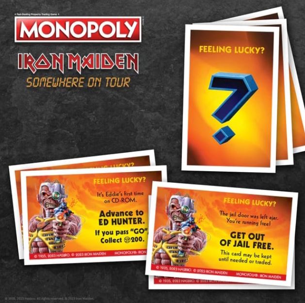 iron maiden,iron maiden monopoly,iron maiden songs,iron maiden tour,iron maiden tour 2023,iron maiden eddie,iron maiden albums,iron maiden band members,iron maiden board game, IRON MAIDEN And THE OP GAMES Release &#8216;Monopoly: Somewhere On Tour&#8217; Edition