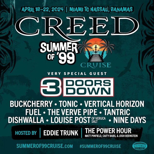 creed,creed band,creed reunion,creed reunion show,creed summer of 99,creed cruise,creed band members,creed band news,creed band website,creed band tour,creed band songs,creed band announcement,creed band announcement 2023, CREED Are Officially Back, Announce First Live Concert In Over A Decade