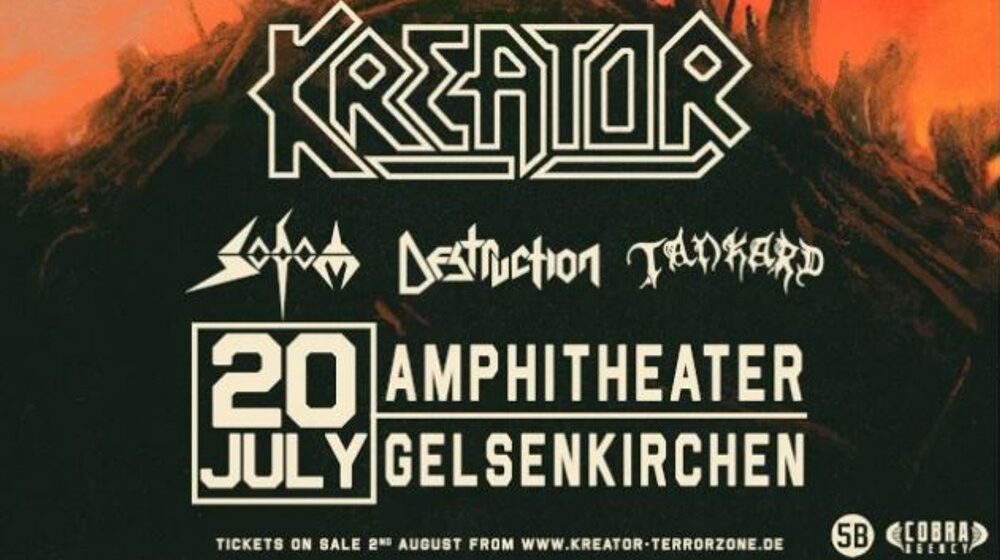 kreator,the big four,the big four metal,big four german thrash,big 4 german thrash,german big 4 thrash metal,sodom,destruction,destruction band,tankard,tankard band,sodom band,kreator tour 2023,kreator band,kreator tour,kreator setlist, &#8216;Big 4&#8217; Of German Thrash Metal, KREATOR, SODOM, DESTRUCTION And TANKARD, Announce Festival