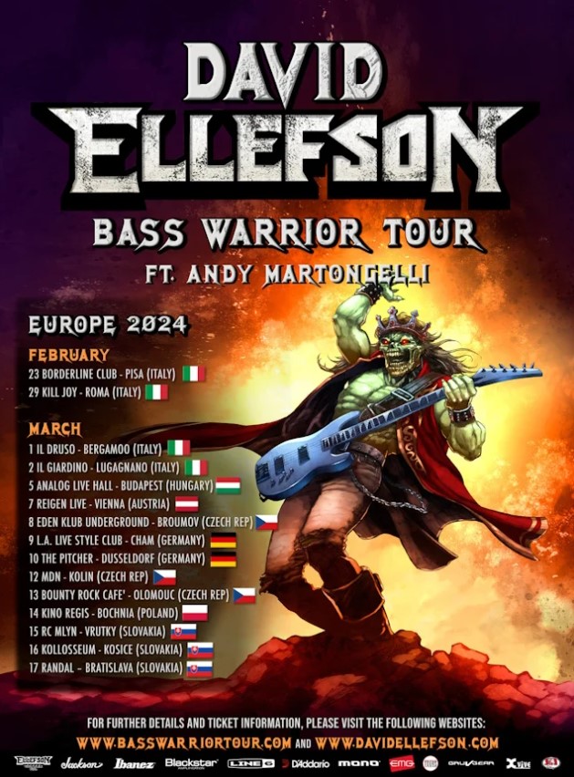 david ellefson,david ellefson band,david ellefson bass,david ellefson news,david ellefson megadeth,david ellefson 80s,david ellefson tour,david ellefson tour dates,david ellefson european tour dates,ellefson tour,ellefson 2024 tour dates,ellefson tour dates,dave ellefson,megadeth bassist, Former MEGADETH Bassist DAVID ELLEFSON Announces 2024 European Tour Dates