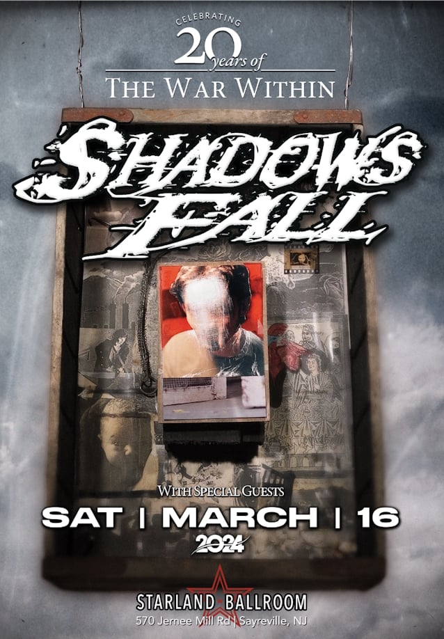 shadows fall,shadows fall setlist,shadows fall tour,shadows fall starland,shadows fall discography,shadows fall songs,shadows fall lead singer,shadows fall merch,shadows fall the war within,shadows fall new album,shadows fall reunion,shadows fall 20 years,shadows fall band,shadows fall news, Check Out SHADOWS FALL Playing Entire &#8216;The War Within&#8217; Album At 20th-Anniversary Concert