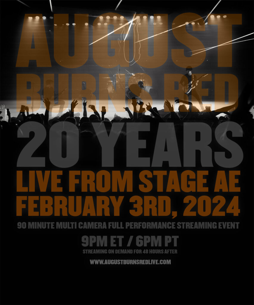 AUGUST BURNS RED Announce 20th Anniversary Livestream And Live Album - Loaded Radio