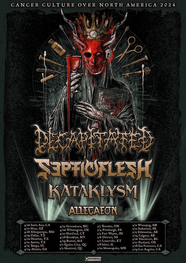 decapitated,septicflesh,decapitated septicflesh tour,decapitated band,speticflesh band,septicflesh tour,decapitated band 2024,septicflesh band 2024,decapitated septicflesh 2024 tour,decapitated septicflesh tour dates,kataklysm tour,kataklysm tour 2024,decapitated band tour dates,depticflesh band tour dates,septic flesh tour, DECAPITATED &#038; SEPTICFLESH Announce 2024 North American Tour Dates With KATAKLYSM
