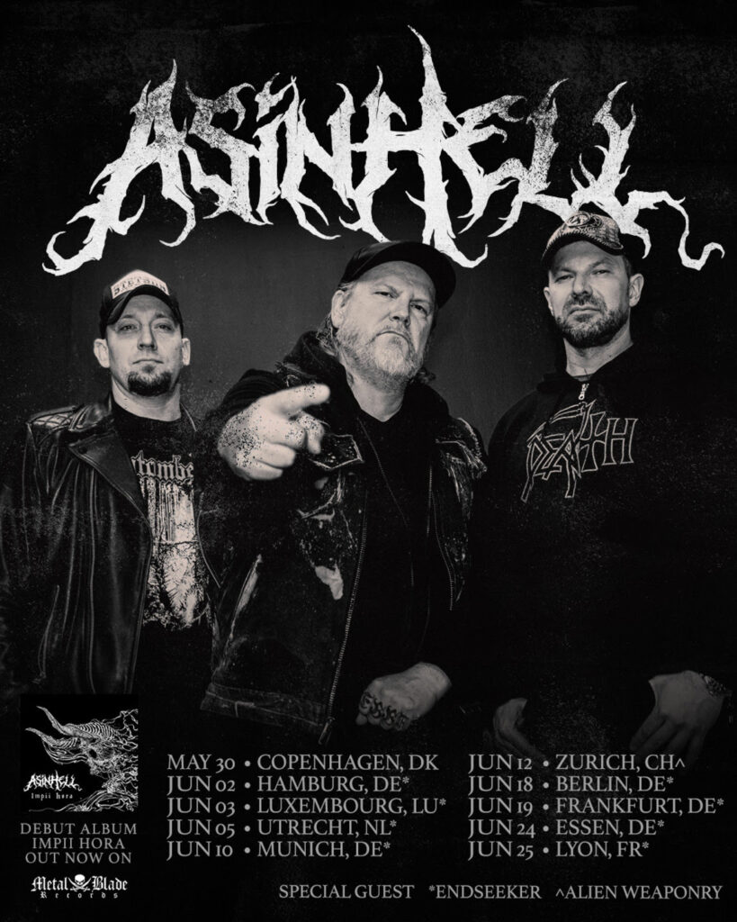 asinhell,asinhell band,asinhell pyromantic scryer,asinhell tour 2024,asinhell tour 2024 usa,asinhell impii hora,asinhell metallum,asinhell songs,asinhell tour,asinhell band members,michael poulsen,michael poulsen asinhell,volbeat,volbeat band,volbeat singer,volbeat singer death metal,michael poulsen death metal, VOLBEAT Frontman MICHAEL POULSEN&#8217;s Death Metal Band ASINHELL Drops Video For &#8216;Pyromantic Scryer&#8217;
