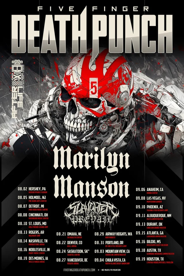 five finger death punch,marilyn manson,five finger death punch marilyn manson tour,five finger death punch tour,ffdp,ffdp tour,ffdp tour dates,ffdp marilyn manson,ffdp marilyn manson tour dates,five finger death punch tour dates,five finger death punch 2024 tour dates near me,five finger death punch 2024 tour dates,five finger death punch 2024 tour dates usa,five finger death punch tour 2024 ticketmaster,five finger death punch tour 2024 uk,five finger death punch tour 2024 setlist,five finger death punch tour 2024 schedule,five finger death punch tour 2024 price,five finger death punch tour 2024 usa ticketmaster,five finger death punch tour 2024 london, FIVE FINGER DEATH PUNCH Reveals Summer 2024 U.S. Tour Dates With MARILYN MANSON
