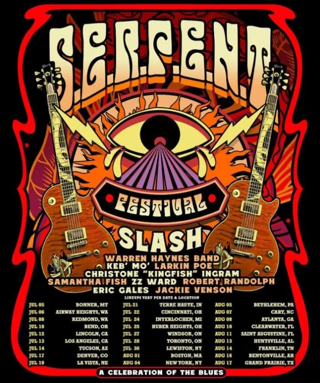 slash,slash tour,slash tour dates,slash serpent,slash serpent festival,slash serpent festival tour,slash serpent festival tour dates,slash touring band,slash band,slash band members,slash band name,slash band singer,slash band after guns and roses,slash band lead singer,slash band tour,slash orgy of the damned,slash blues album,slash news,slash guitar, SLASH Announces 2024 &#8216;S.E.R.P.E.N.T.&#8217; Festival Tour Dates
