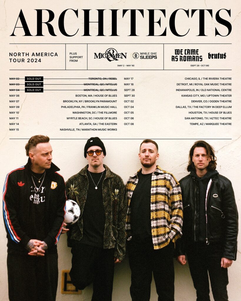 architects,architects band,architects curse,architects near me,architects tour,architects band tour,architects 2024 tour,architevcts 2024 tour dates,architects jordan fish,architects jordan fish song,architects curse song,srchitects live,architects live 2024,architects 2024 north american tour dates,architects 2024 north american tour, ARCHITECTS Reveal Fall 2024 Tour Dates &amp; Debut New Song &#8216;Curse&#8217;
