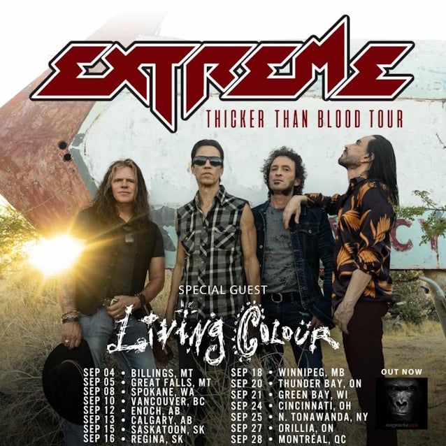 extreme,extreme band,extreme band tour,extreme band tour dates,extreme band news,extreme tour,extreme tour dates,extreme band 2024,extreme living colour tour,extreme living colour uk tour,extreme living colour tour australia,extreme band living colour,extreme band live 2024,extreme band 2024 tour dates,extreme band members,extreme band songs,extreme band more than words,extreme band hits,extreme band albums, EXTREME Reveals September 2024 North American Tour Dates With LIVING COLOUR